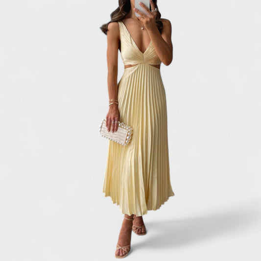Eva – Midikleid mit Plissee