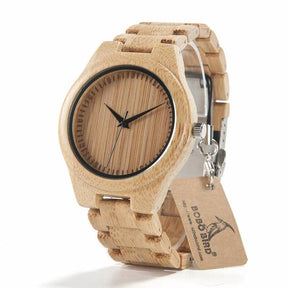 Bambus Herren Uhr Holz Sonnenbrillen Set Geschenkbox – A09-3