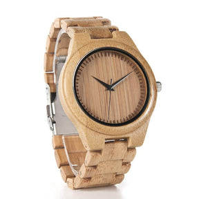 Bambus Herren Uhr Holz Sonnenbrillen Set Geschenkbox – A09-3