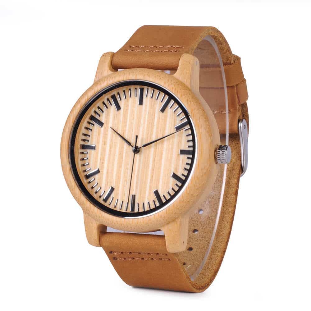 Bambus Holzuhren – Leichte Bambus- und Holz-Uhr – BOBO BIRD A16